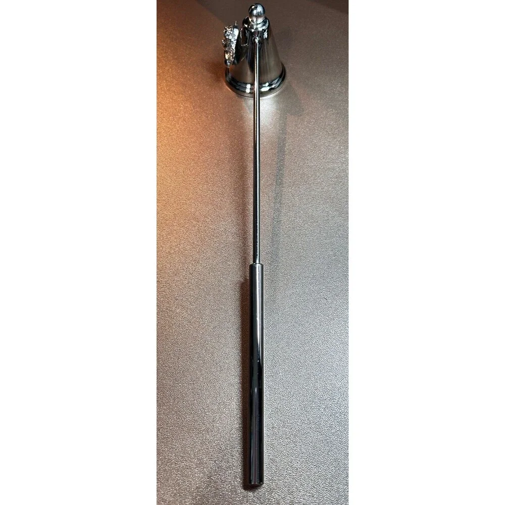 Vintage Angel Silver Plate Candle Snuffer
